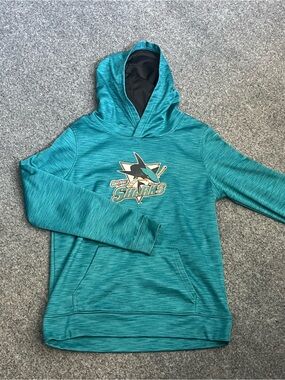 San Jose Sharks Women’s Teal Hoodie, XL